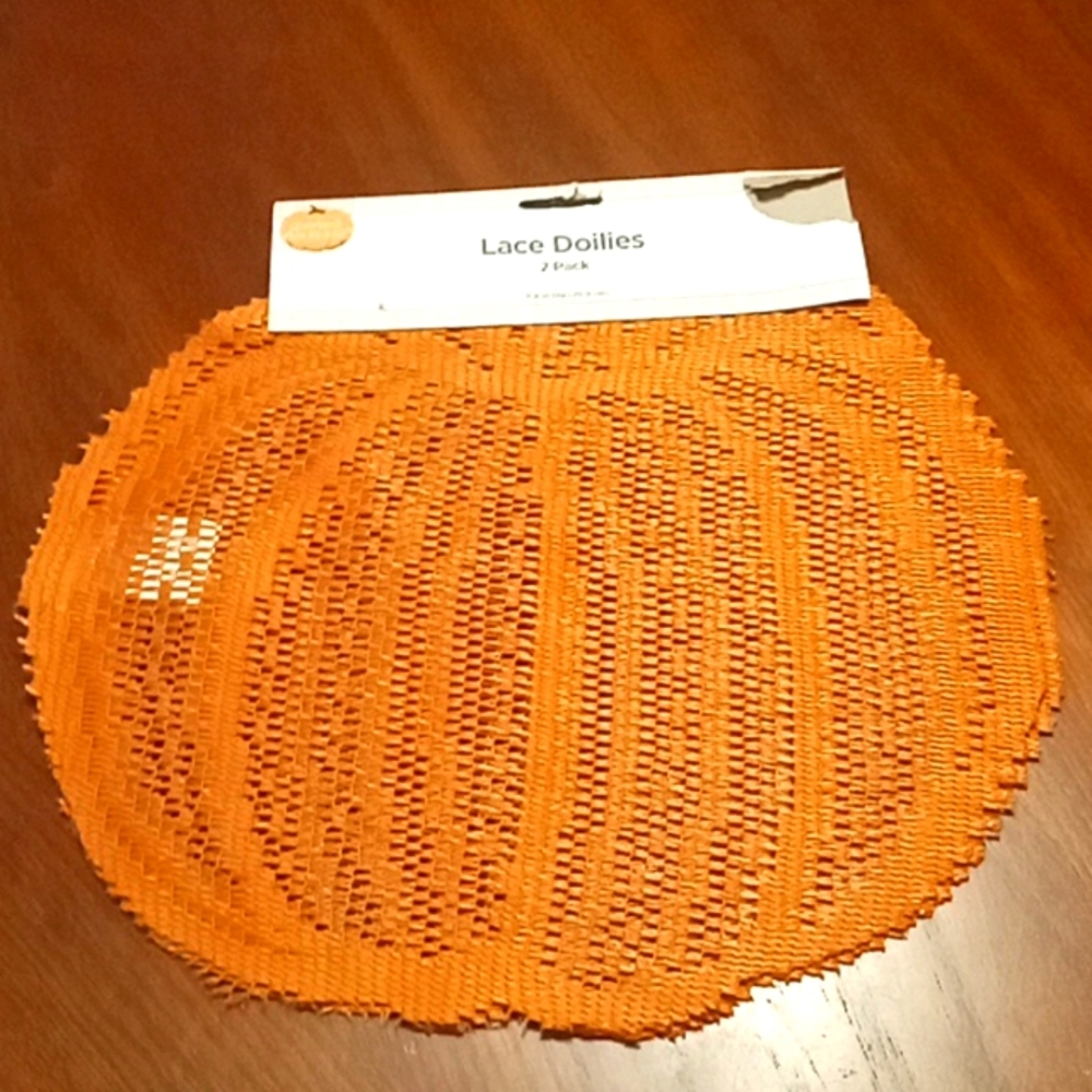 Pumpkin 🎃 Lace Doilies 2